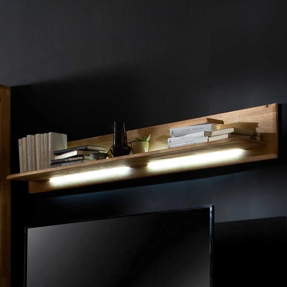 Wohnzimmerregale|Massivholzregale*Pharao24 Wandboard Drascana