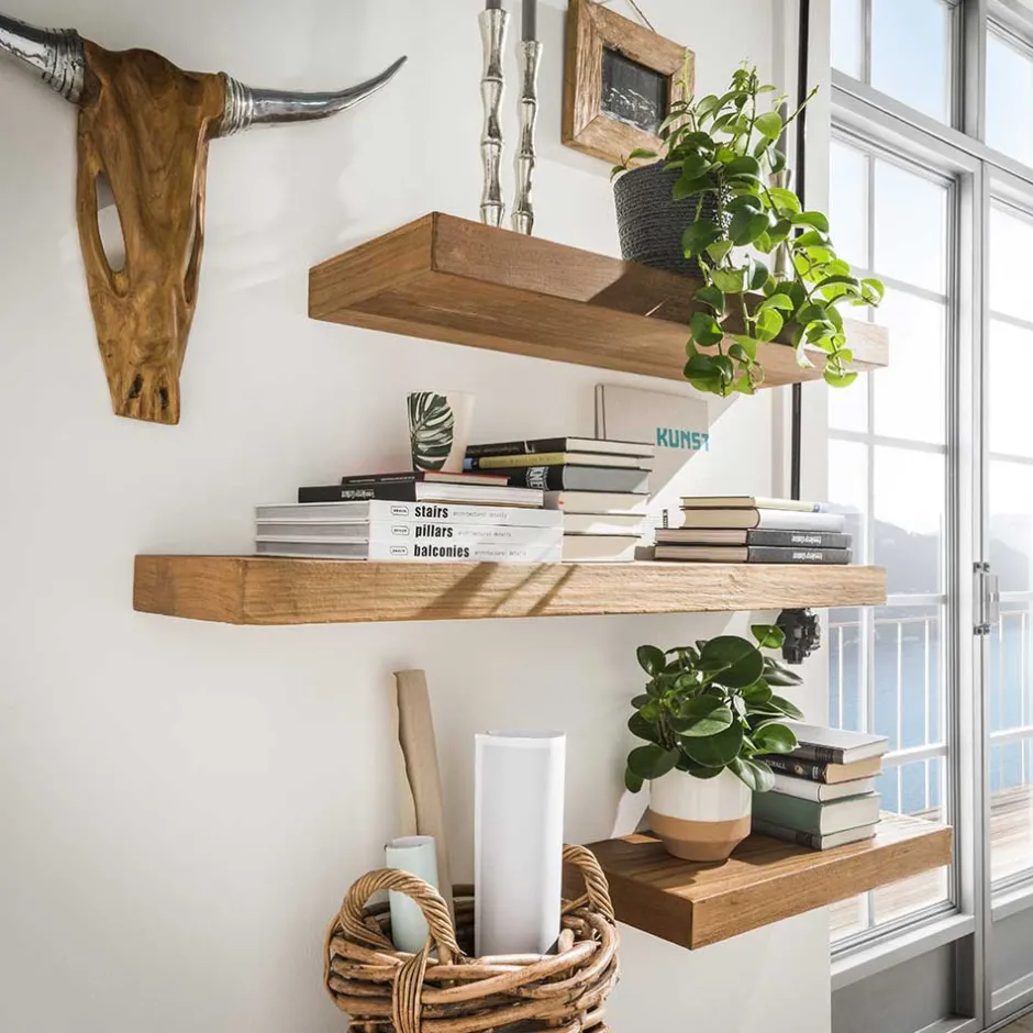 Pharao24 Wandboard Launch> Wohnzimmerregale|Massivholzregale