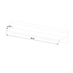 Wohnzimmerregale|Wandregale*Pharao24 Wandboard Levanca