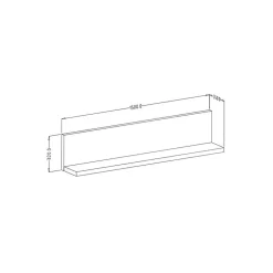 Hängeregale|Wandregale*Pharao24 Wandboard Plane
