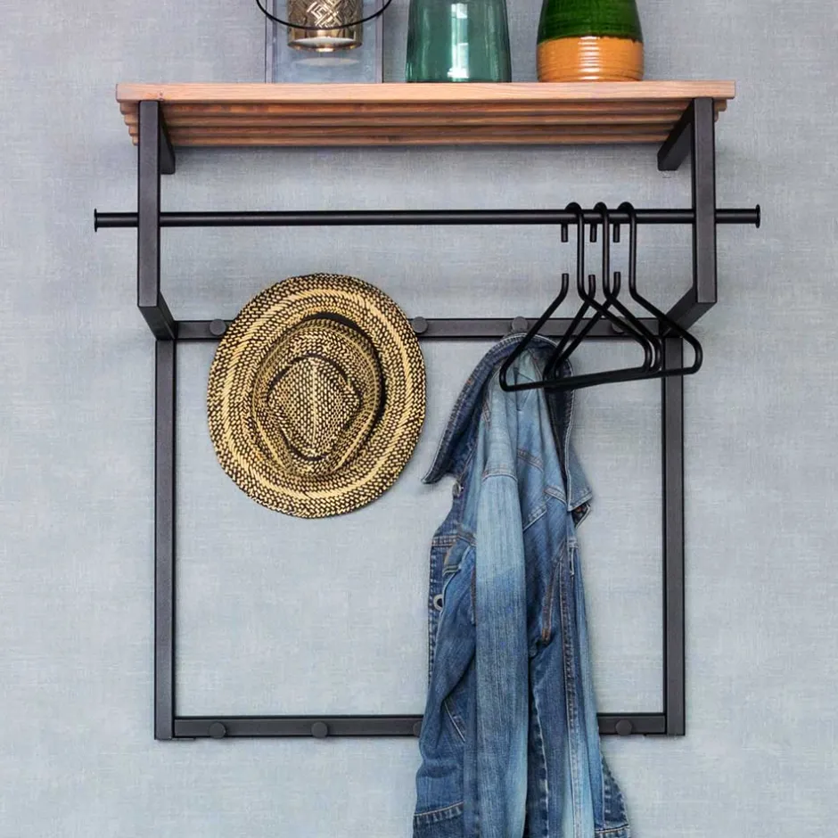 Pharao24 Wandgarderobe Bayas> Wandgarderoben|Massivholz Garderoben