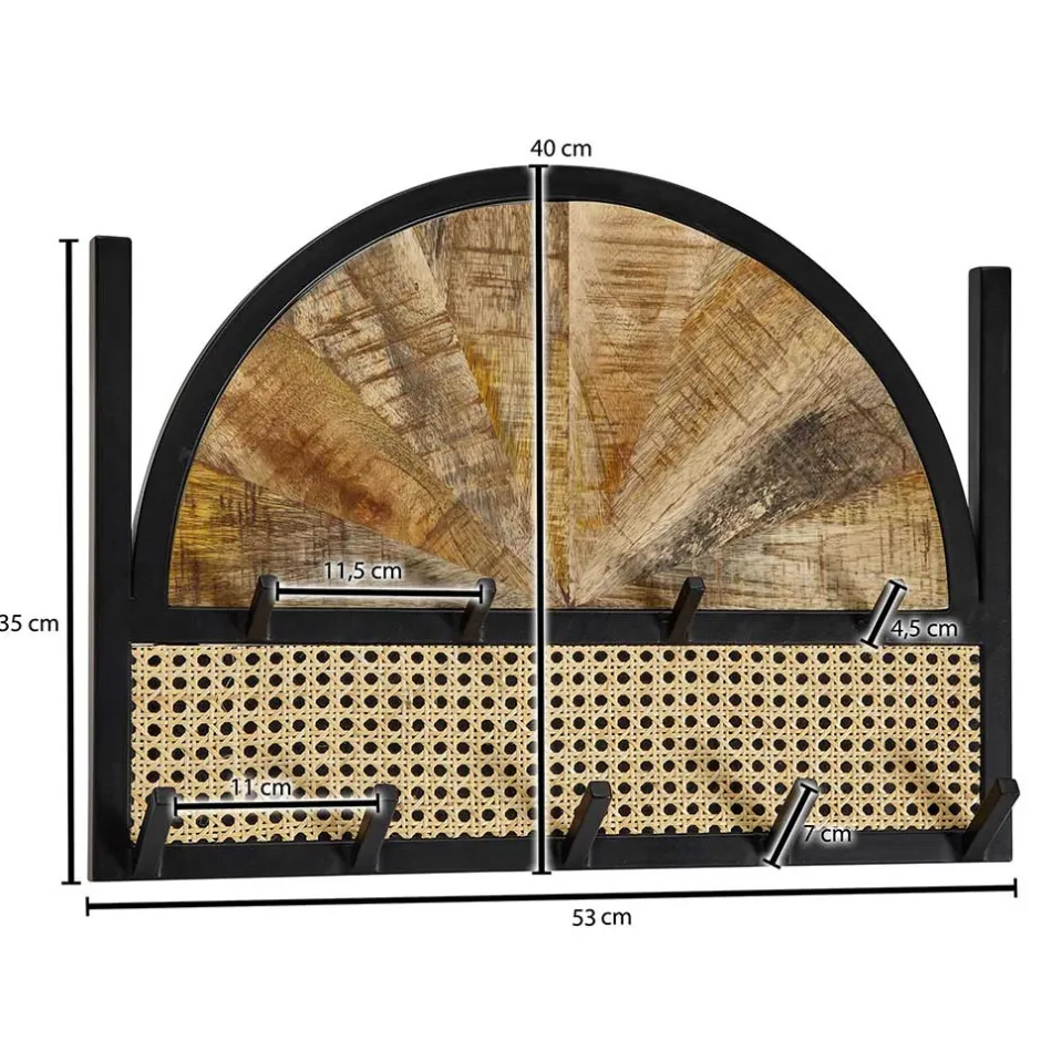 Wandgarderoben|Massivholz Garderoben*Pharao24 Wandgarderobe Camilla