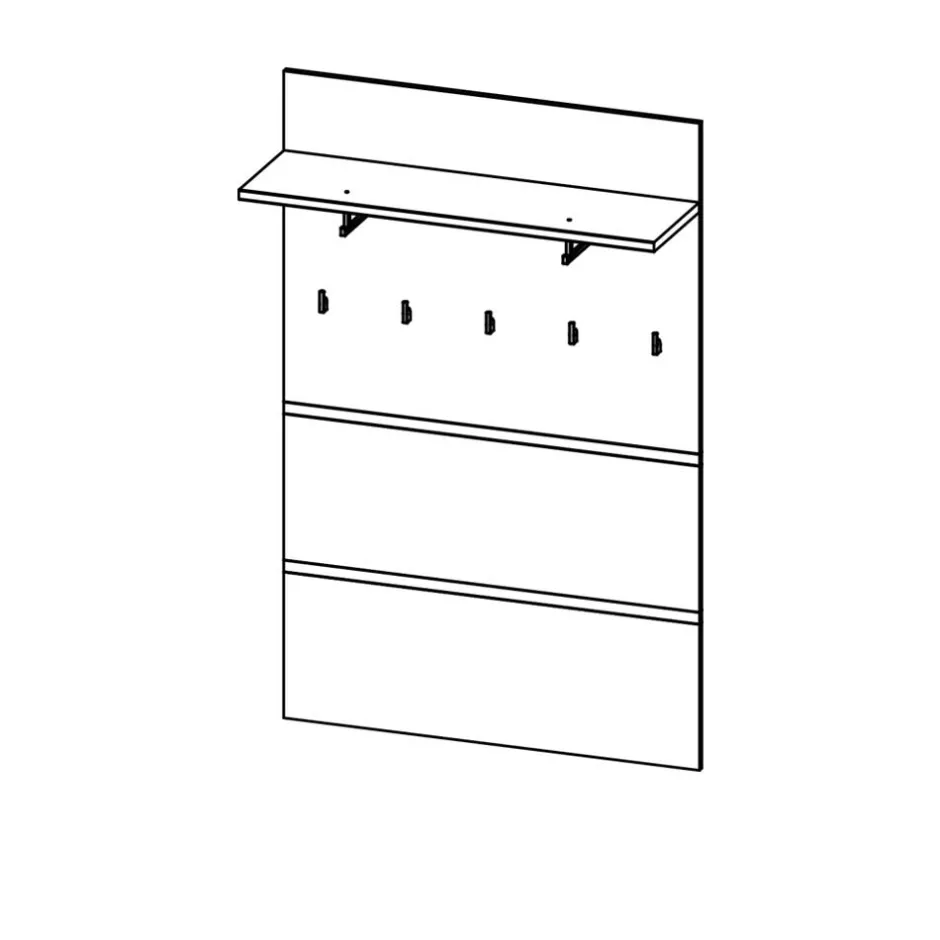 Pharao24 Wandgarderobe Lunira> Wandgarderoben|Garderoben Paneele