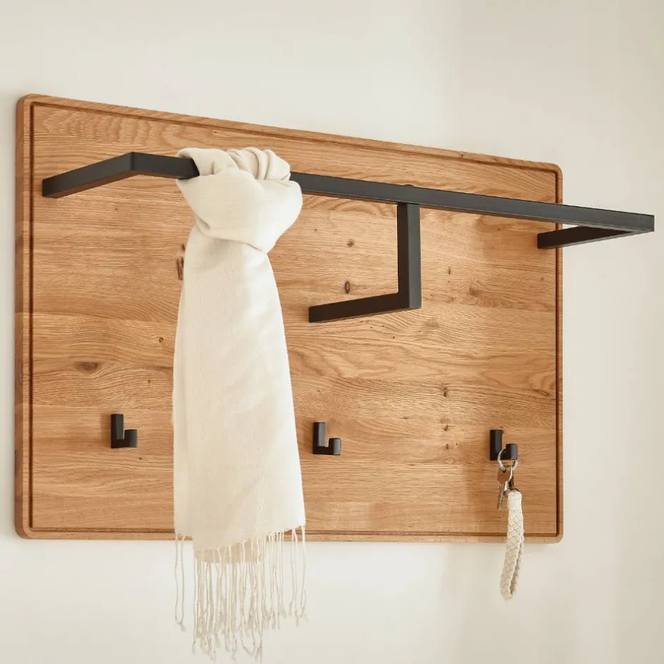 Wandgarderoben|Massivholz Garderoben*Pharao24 Wandgarderobe Ovalius