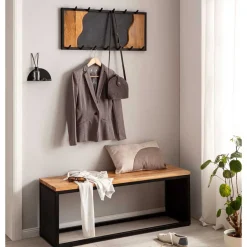 Wandgarderoben|Massivholz Garderoben*Pharao24 Wandgarderobenleiste Soveltra