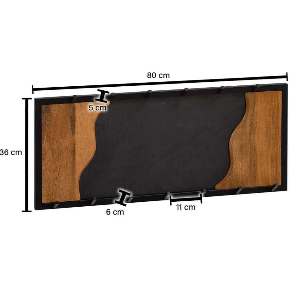 Wandgarderoben|Massivholz Garderoben*Pharao24 Wandgarderobenleiste Soveltra