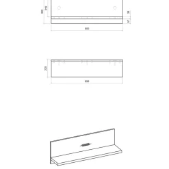 Pharao24 Wandhängeregal Agazian><noscript><img width=