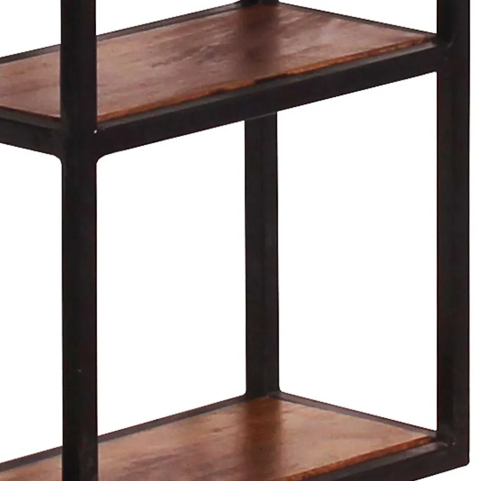 Pharao24 Wandhängeregal India> Wohnzimmerregale|Massivholzregale