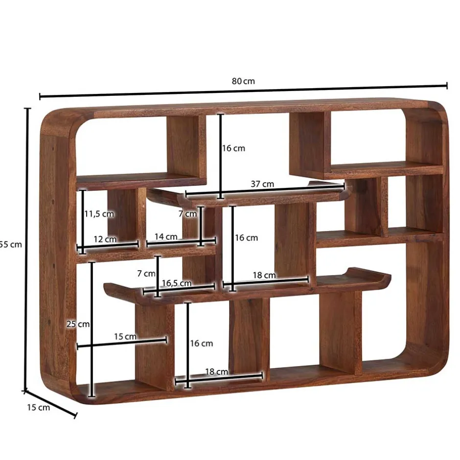 Pharao24 Wandhängeregal Ulma> Wohnzimmerregale|Wandregale