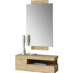 Garderobensets*Pharao24 Wandkonsole und Spiegel Lolica