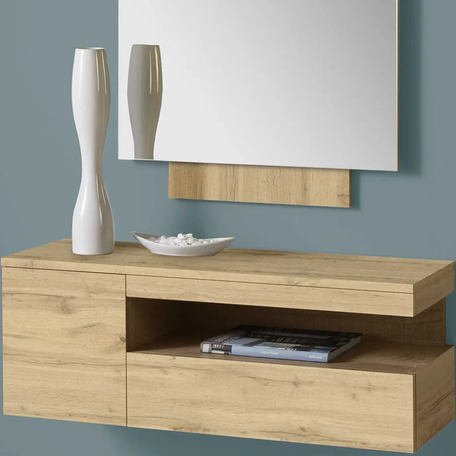 Garderobensets*Pharao24 Wandkonsole und Spiegel Lolica