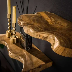 Wohnzimmerregale|Massivholzregale*Pharao24 Wandregal Acapelca