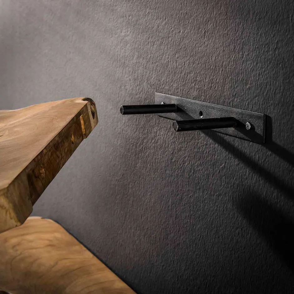 Wohnzimmerregale|Massivholzregale*Pharao24 Wandregal Acapelca