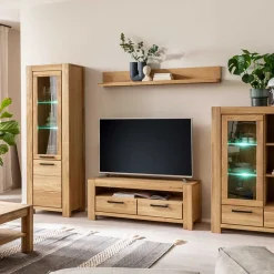 Massivholzregale|Wandregale*Pharao24 Wandregal Crystoga