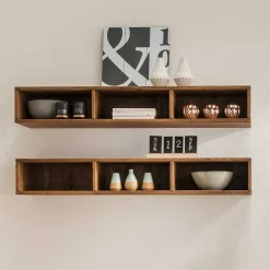 Massivholzregale|Wandregale*Pharao24 Wandregal Heyna