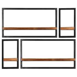 Hängeregale*Pharao24 Wandregal Set rustikal India