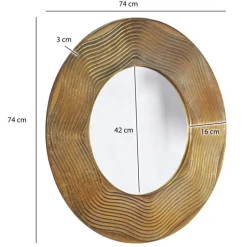 Wandspiegel|Schlafzimmerspiegel*Pharao24 Wandspiegel Biledda