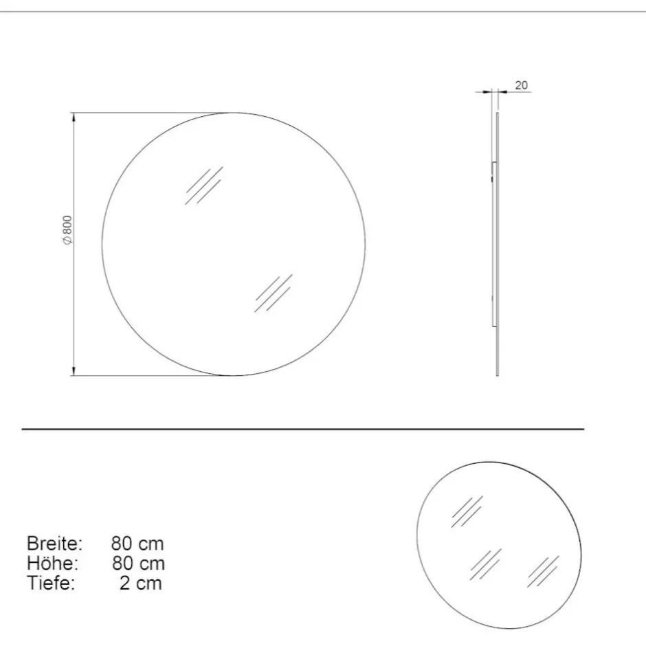 Pharao24 Wandspiegel Diomede> Wandspiegel|Schlafzimmerspiegel