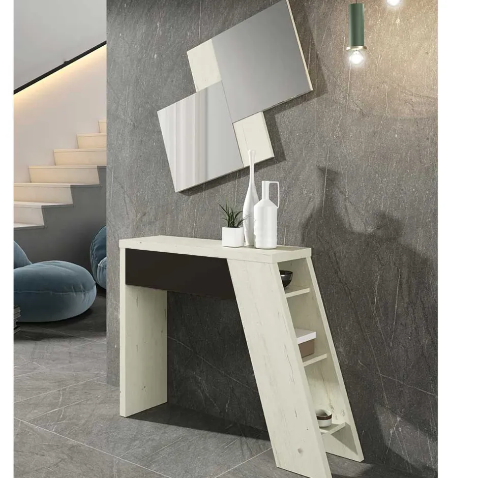 Garderobensets*Pharao24 Wandspiegel und Konsole Jamy