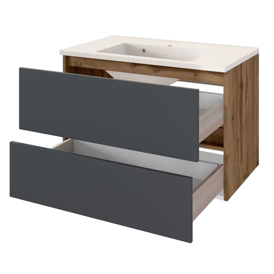 Pharao24 Waschbeckenschrank Jalexda> Badezimmerschränke|Waschbeckenunterschränke