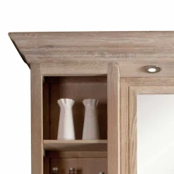 Waschbeckenunterschränke*Pharao24 Waschbeckenschrank mit Spiegel Flakes