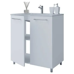 Pharao24 Waschbeckenschrank Selami> Waschbeckenunterschränke|Bad Unterschränke