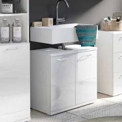 Waschbeckenunterschränke|Bad Unterschränke*Pharao24 Waschbeckenschrank Zirco