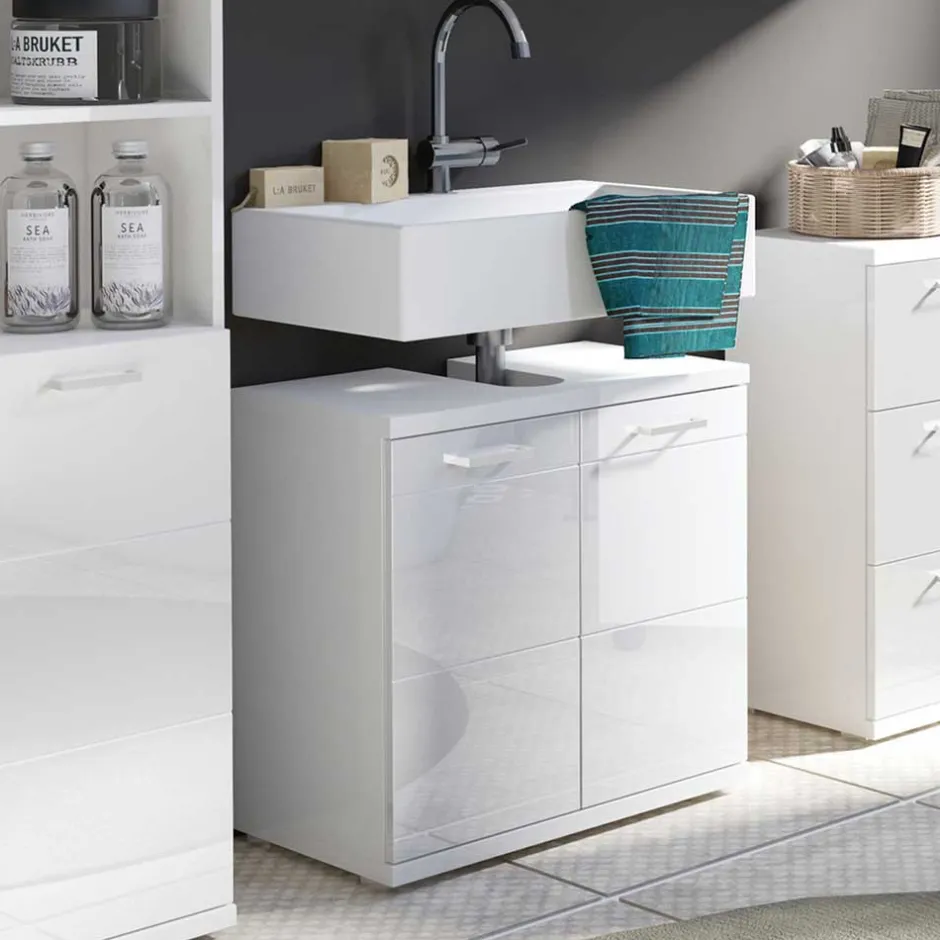 Waschbeckenunterschränke|Bad Unterschränke*Pharao24 Waschbeckenschrank Zirco