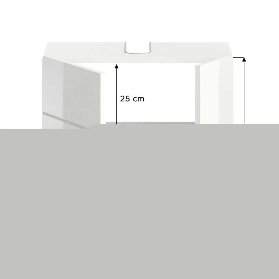 Badezimmerschränke|Waschbeckenunterschränke*Pharao24 Waschbeckenunterschrank Adeass