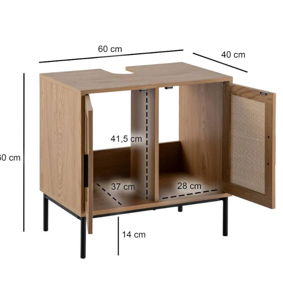 Pharao24 Waschbeckenunterschrank Alberello> Waschbeckenunterschränke|Bad Unterschränke