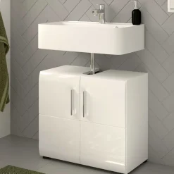 Badezimmerschränke|Waschbeckenunterschränke*Pharao24 Waschbeckenunterschrank Blax