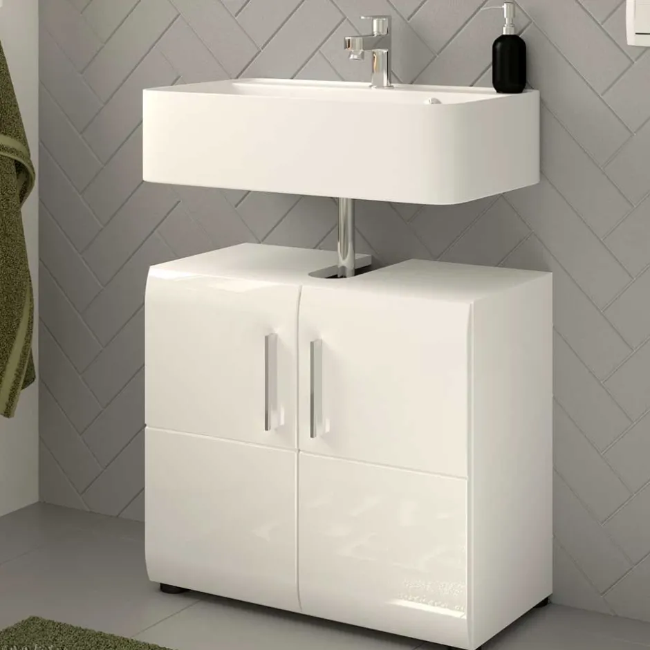 Badezimmerschränke|Waschbeckenunterschränke*Pharao24 Waschbeckenunterschrank Blax