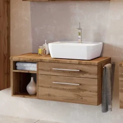 Badezimmerschränke|Waschbeckenunterschränke*Pharao24 Waschbeckenunterschrank Besdos