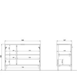 Pharao24 Waschbeckenunterschrank Elise><noscript><img width=