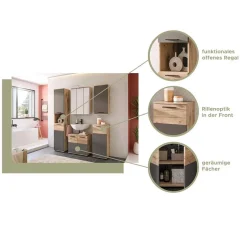 Badezimmerschränke|Waschbeckenunterschränke*Pharao24 Waschbeckenunterschrank Faneno