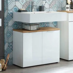 Waschbeckenunterschränke*Pharao24 Waschbeckenunterschrank Gramos