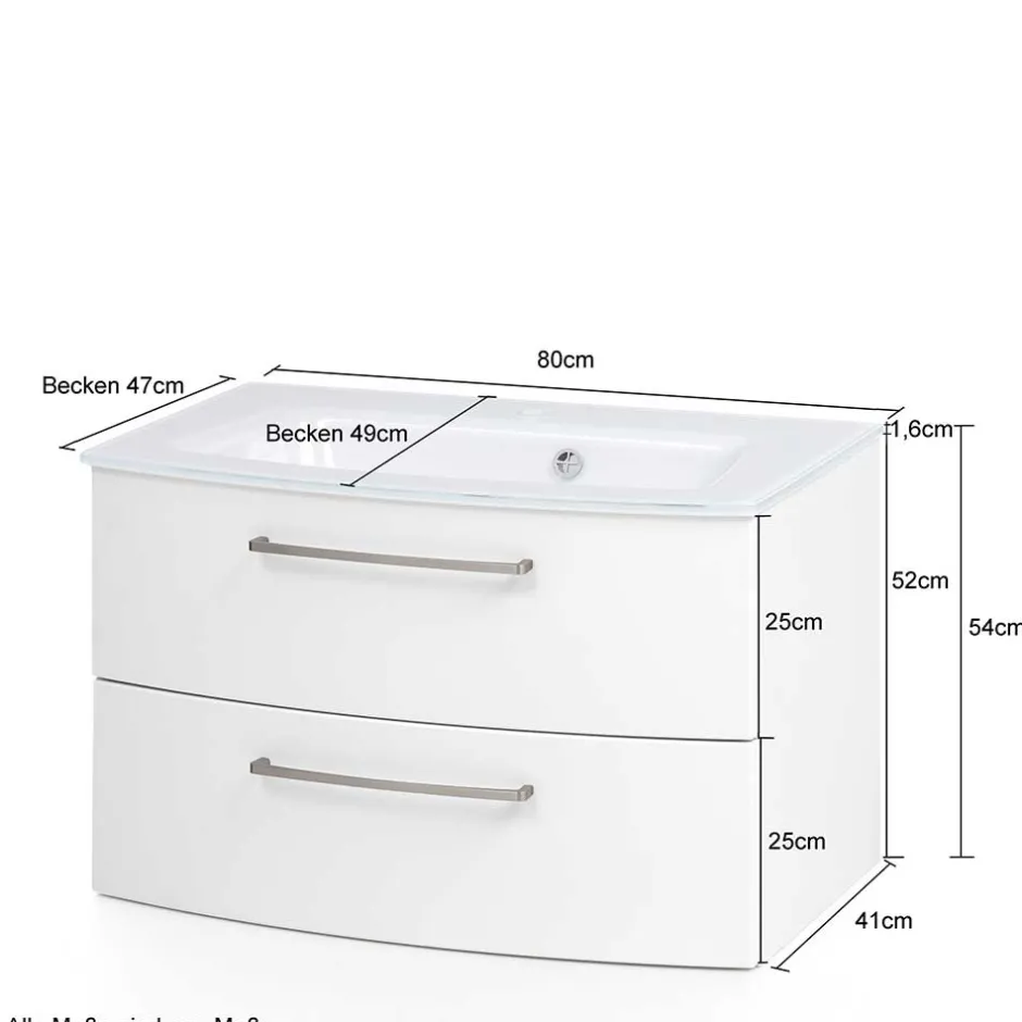Pharao24 Waschbeckenunterschrank Isdrina> Waschbeckenunterschränke