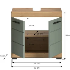Bad Unterschränke|Waschbeckenunterschränke*Pharao24 Waschbeckenunterschrank Martinez