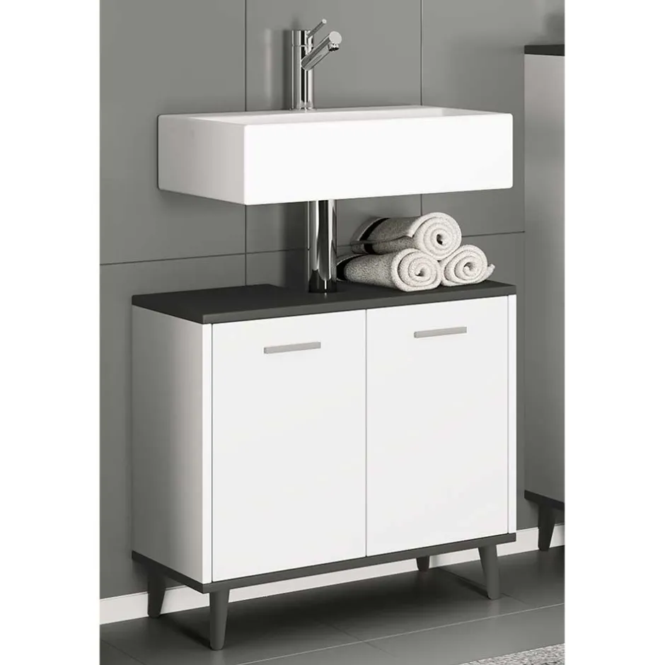 Bad Unterschränke|Badezimmerschränke*Pharao24 Waschbeckenunterschrank Nua