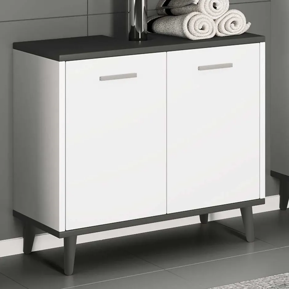 Bad Unterschränke|Badezimmerschränke*Pharao24 Waschbeckenunterschrank Nua