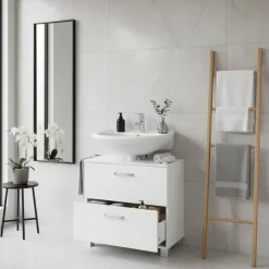 Pharao24 Waschbeckenunterschrank Nileon> Waschbeckenunterschränke