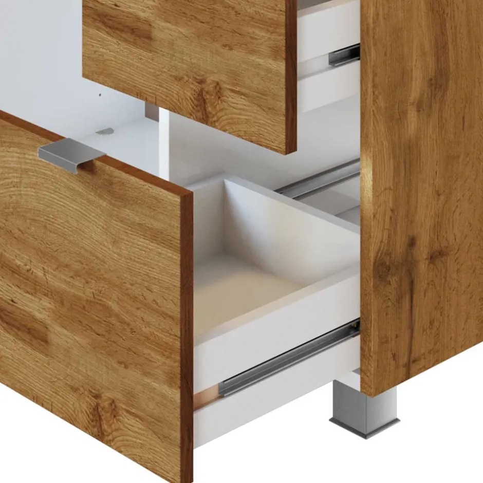 Waschbeckenunterschränke|Badezimmerschränke*Pharao24 Waschbeckenunterschrank Tine