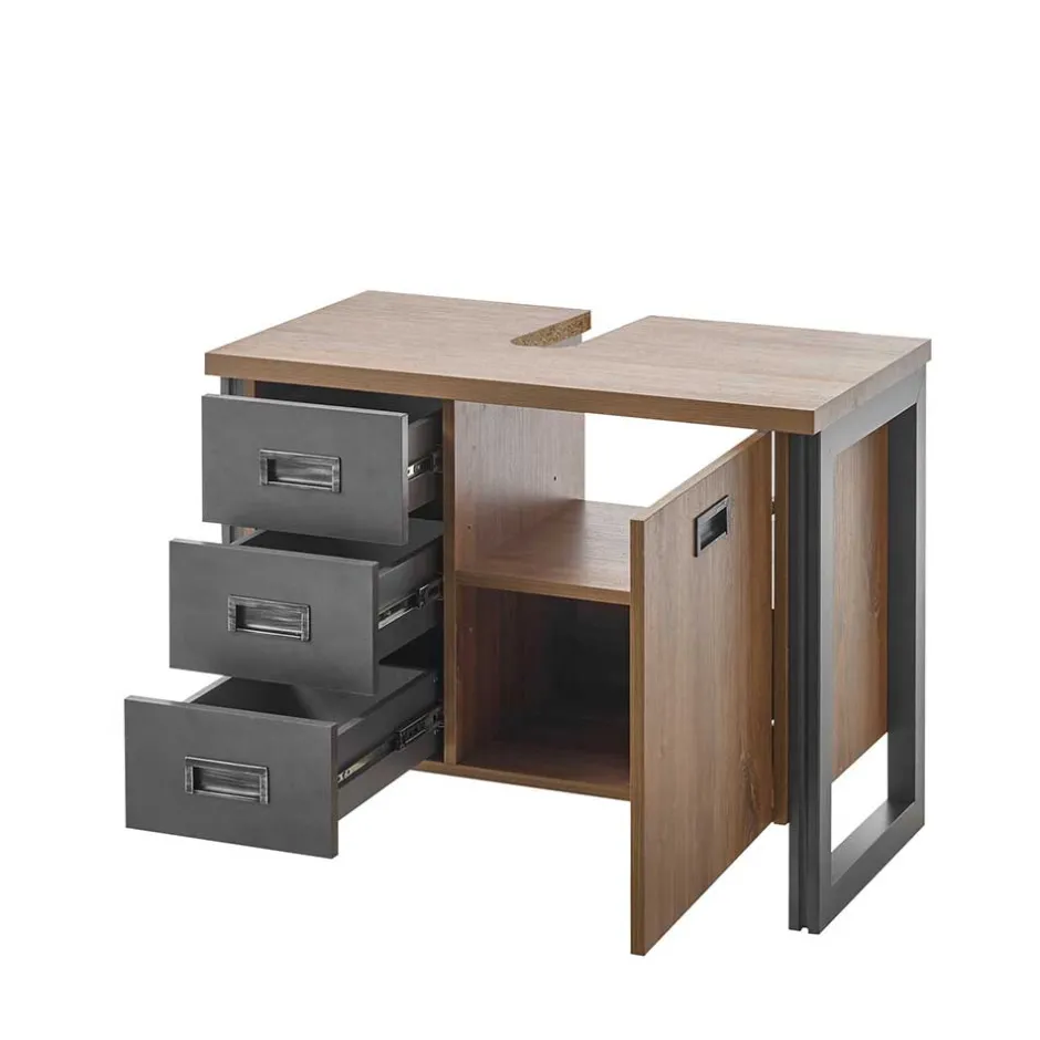 Waschbeckenunterschränke*Pharao24 Waschbeckenunterschrank Verjan