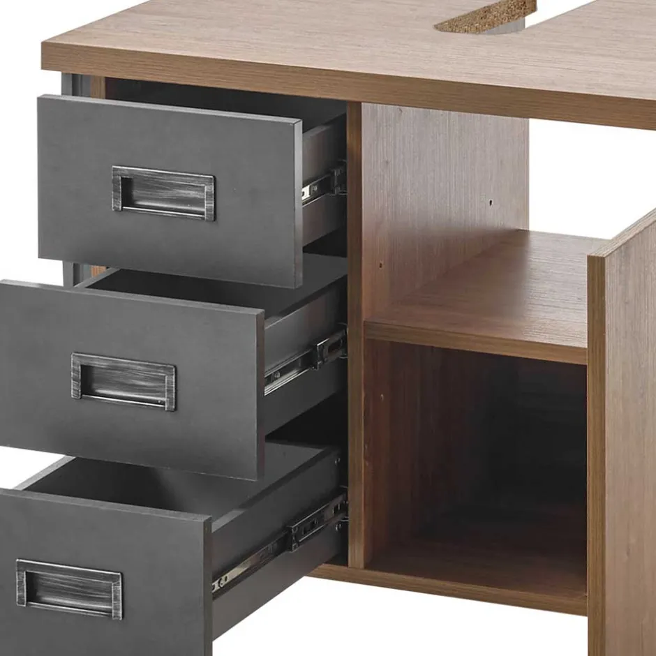 Waschbeckenunterschränke*Pharao24 Waschbeckenunterschrank Verjan