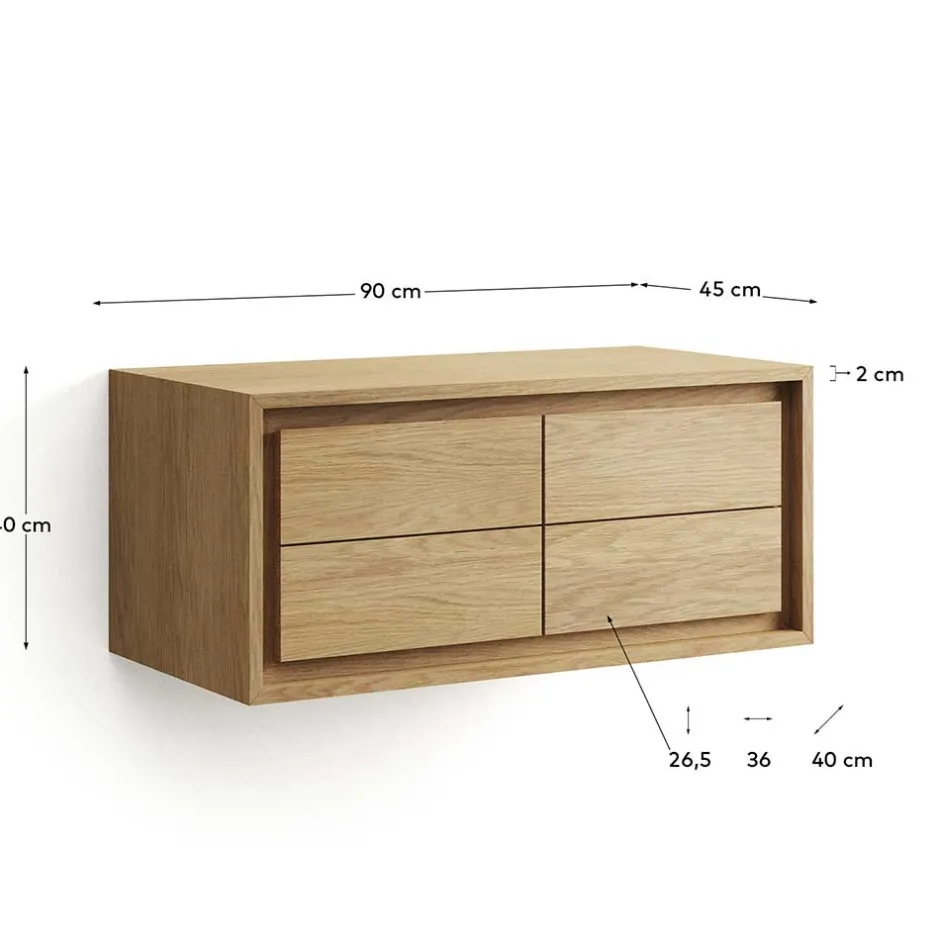 Waschbeckenunterschränke|Bad Hängeschränke*Pharao24 Waschbeckenunterschrank Vangoss