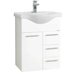 Waschbeckenunterschränke|Bad Unterschränke*Pharao24 Waschbeckenunterschrank weiss Pididos