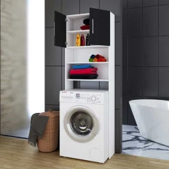 Pharao24 Waschmaschinen Schrank Bregenza> Bad Hochschränke