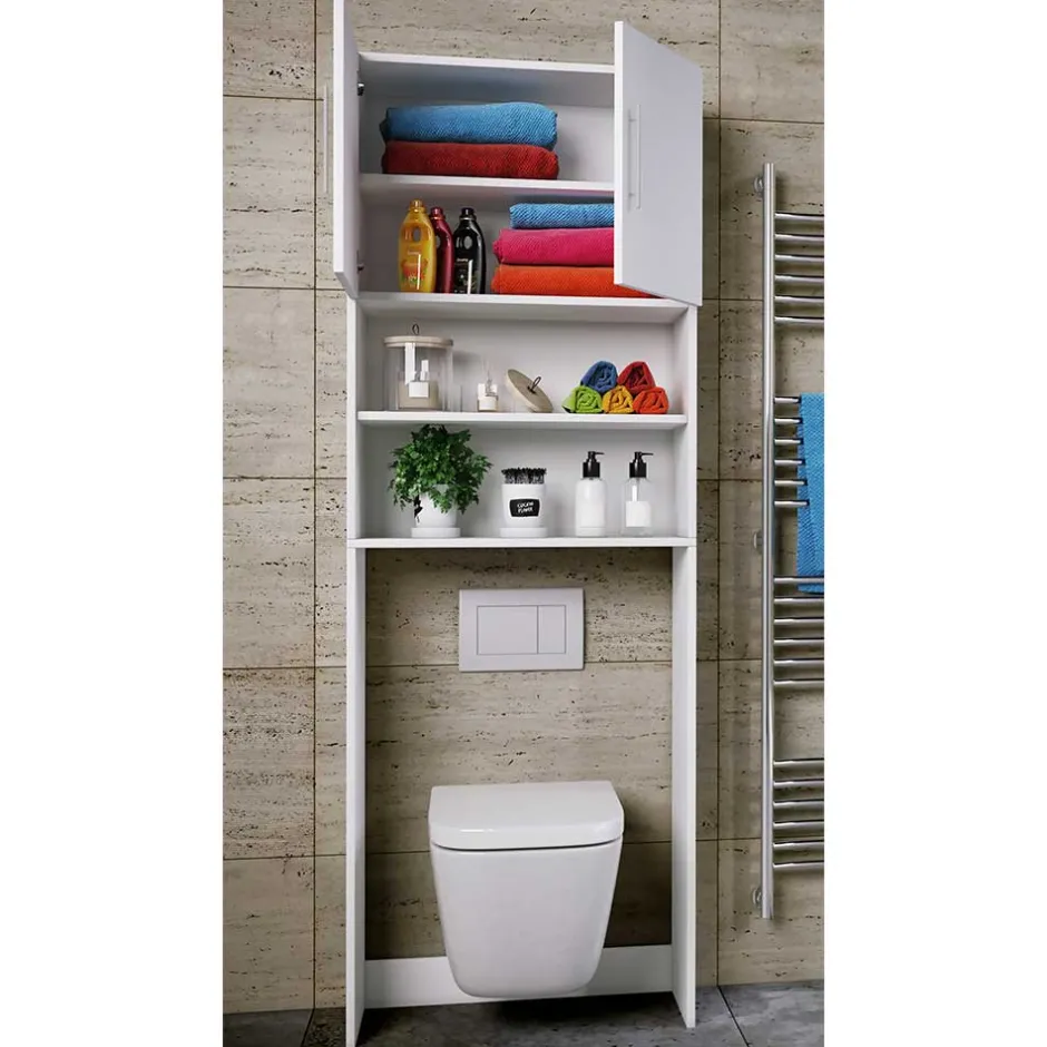 Pharao24 Waschmaschinen Schrank Lymesca> Bad Hochschränke