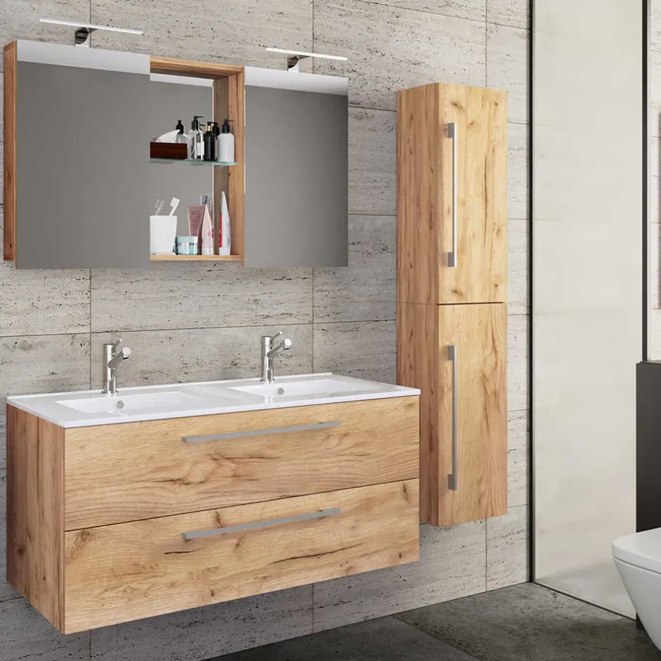 Pharao24 Waschplatz Set Lasina> Badmöbel Sets