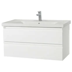 Badmöbel Sets*Pharao24 Waschplatz Set mit Spiegelschrank Valtte